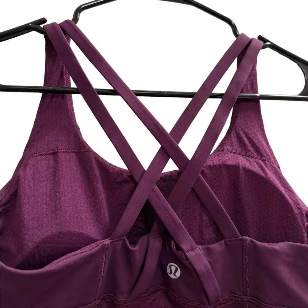 LULULEMON Energy Tank Plum Size